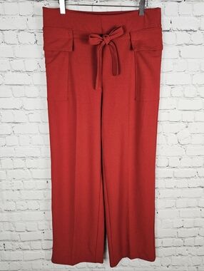 BBJ LOS ANGELES | pull-on tie waist wide leg stretch pants